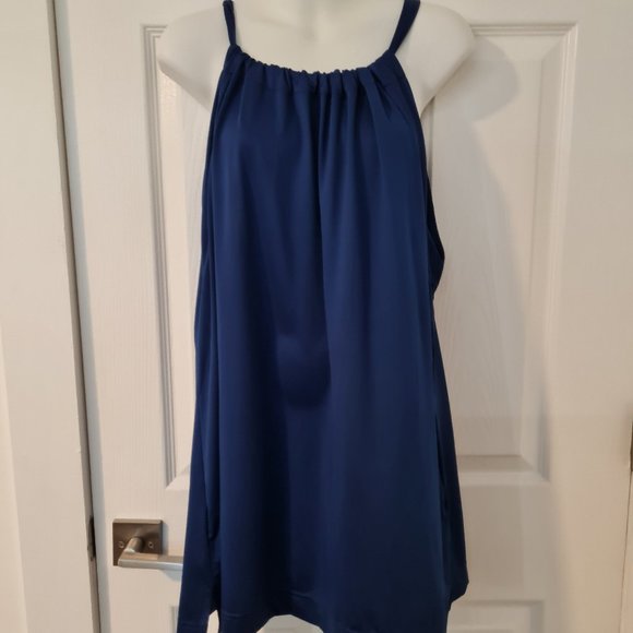 Navy Silky top - XL - Picture 1 of 7